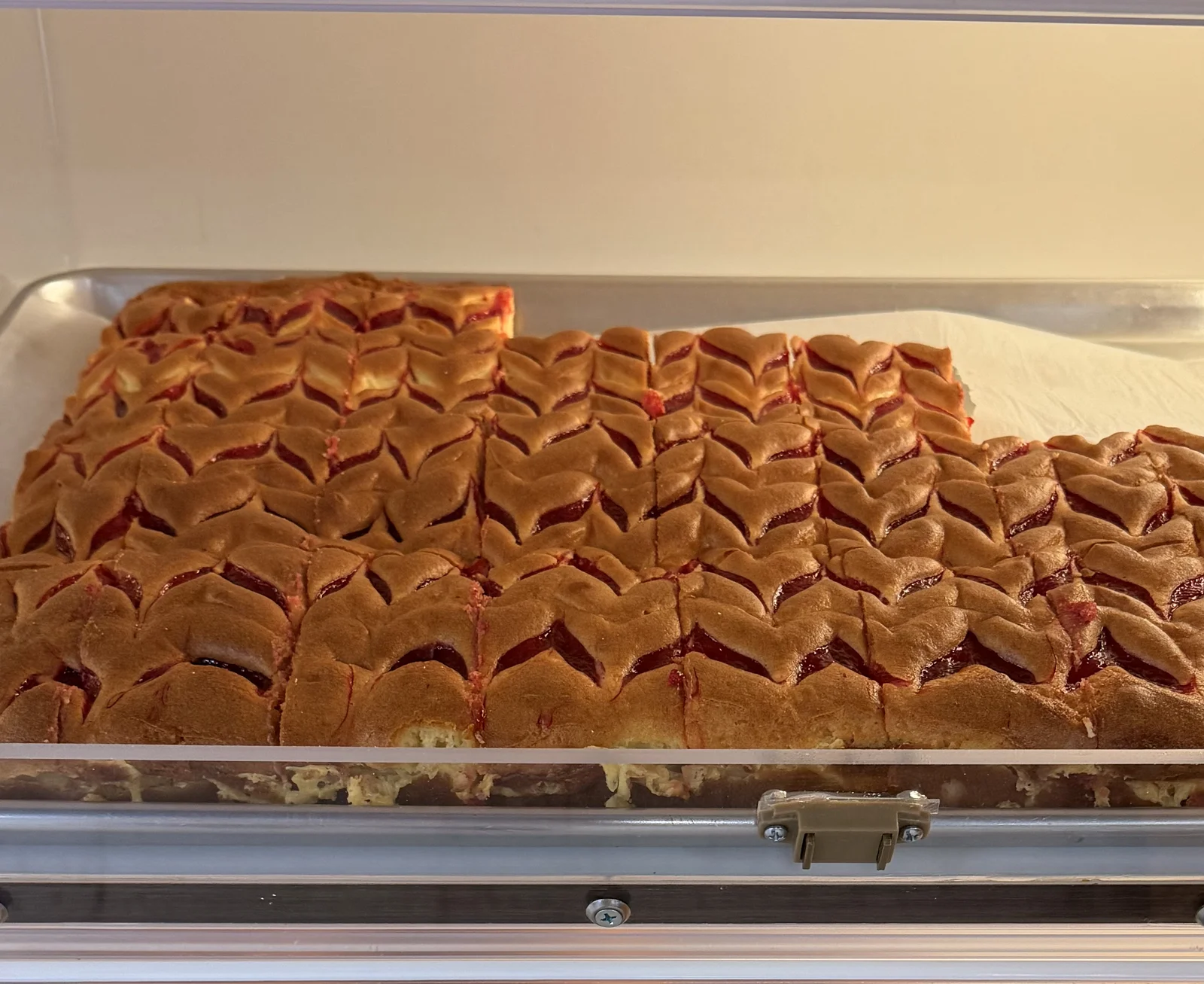 Freshly baked Mexican sweet bread display