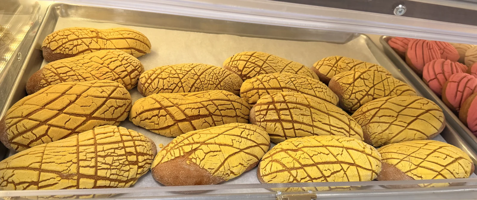 Variety of Mexican sweet pastries and breads