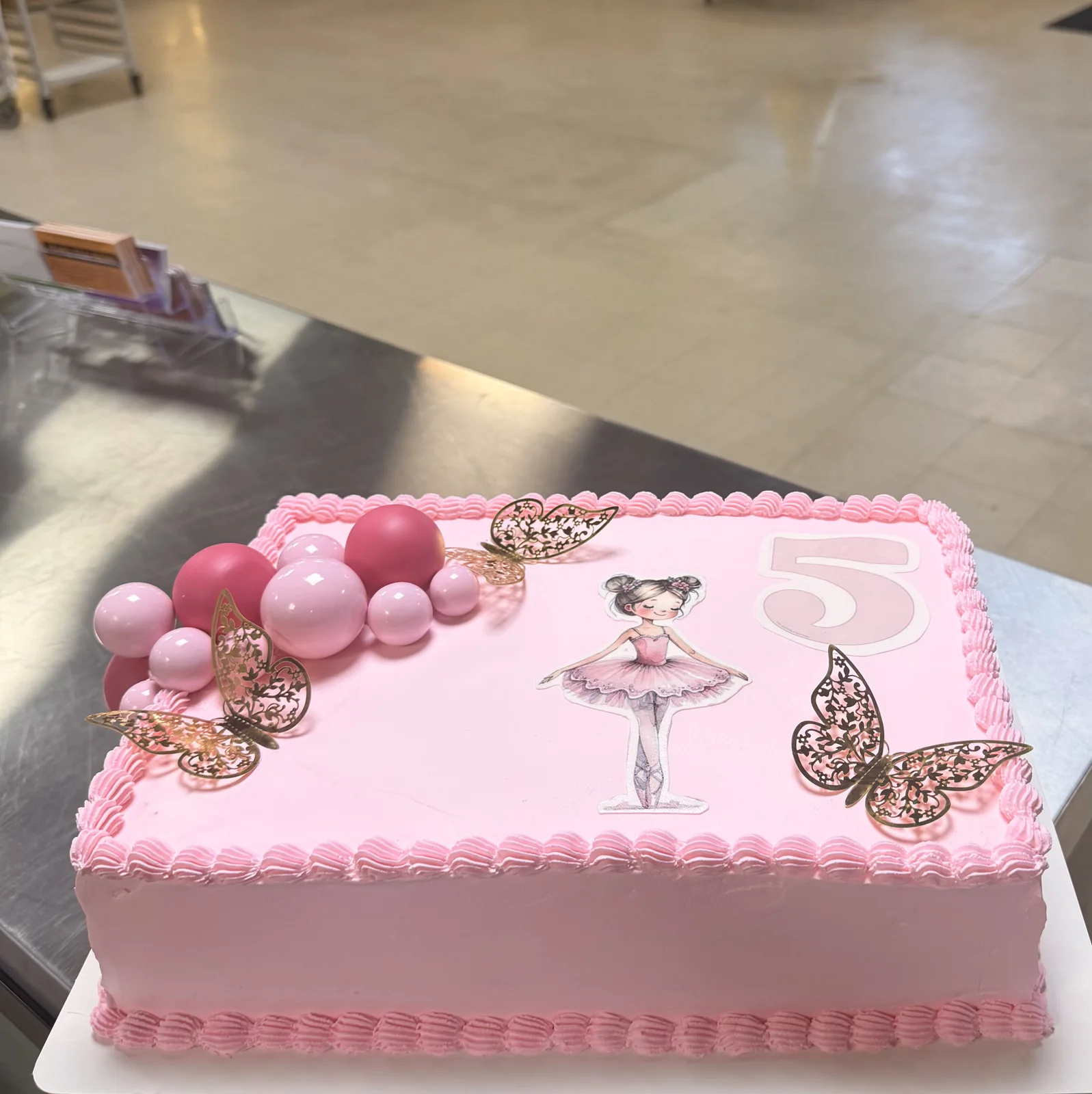 Ballerina Birthday Cake