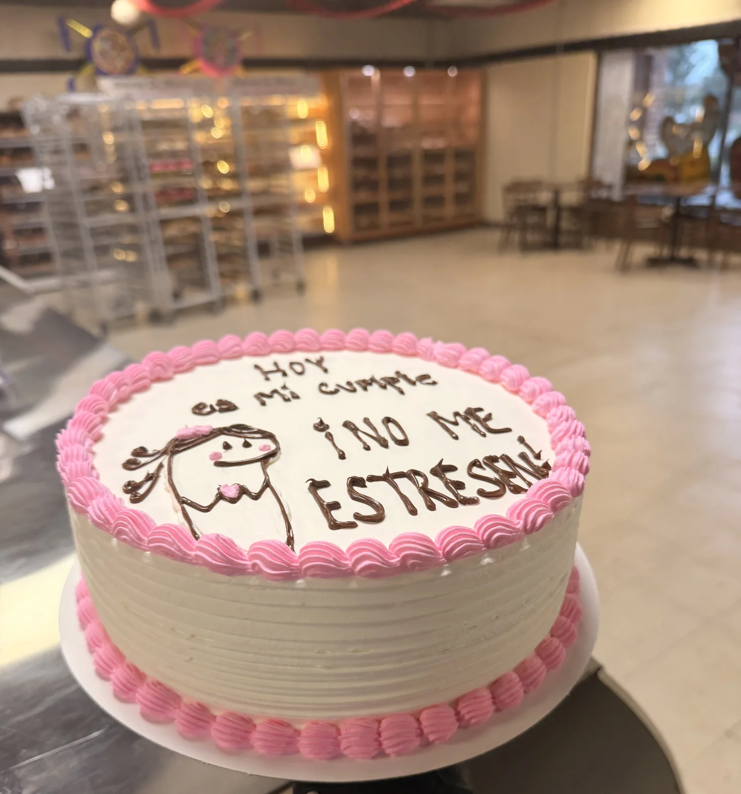 Don't Stress Me Birthday Cake